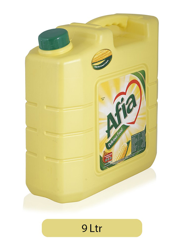 Afia Corn Oil, 9 Liter