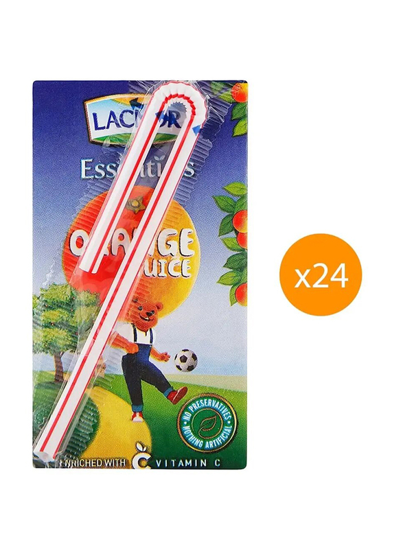 Lacnor Junior Orange Juice - 24 x 125ml