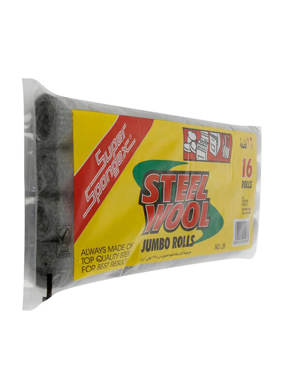 

Super Spongex Steel Wool, 16 Rolls