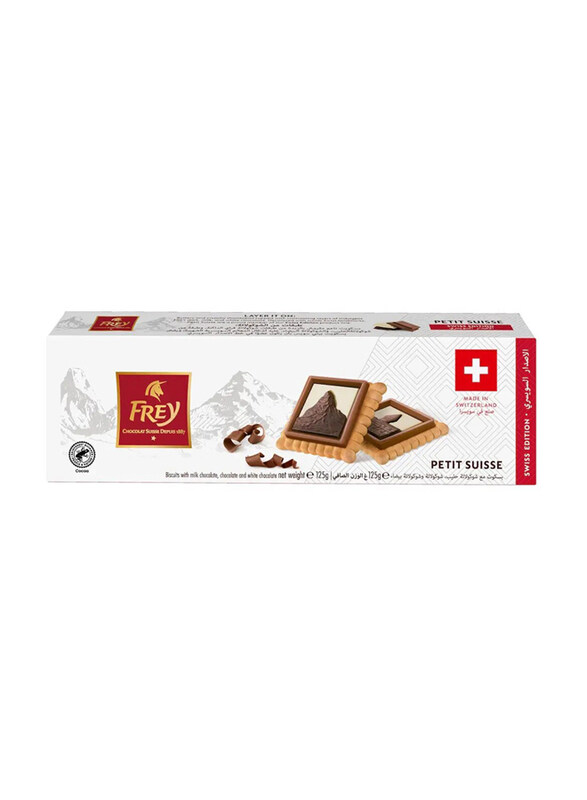 

Frey Petit Beurre Suisse M. Choc-W. Choc, 125g