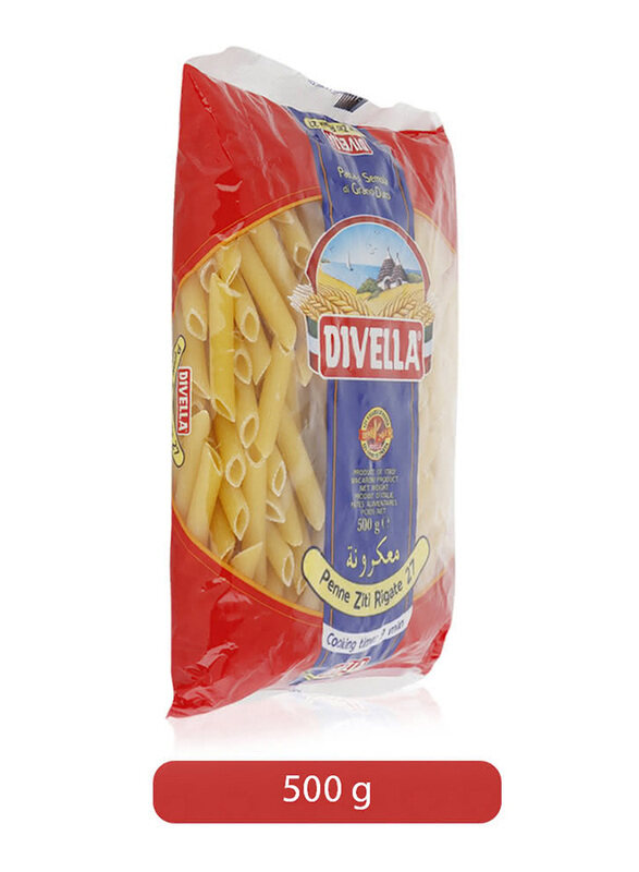 Divella Penne Ziti Rigate Macaroni Pasta, 500g