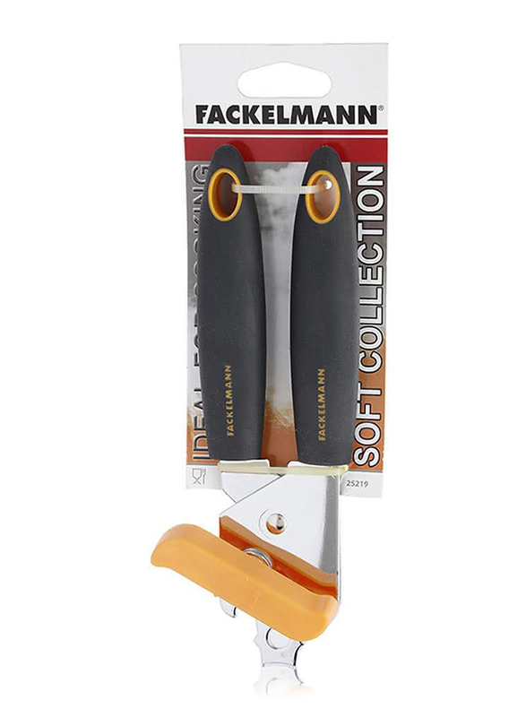 Fackelmann Stainless Steel Can & Bottle Opener, Grey