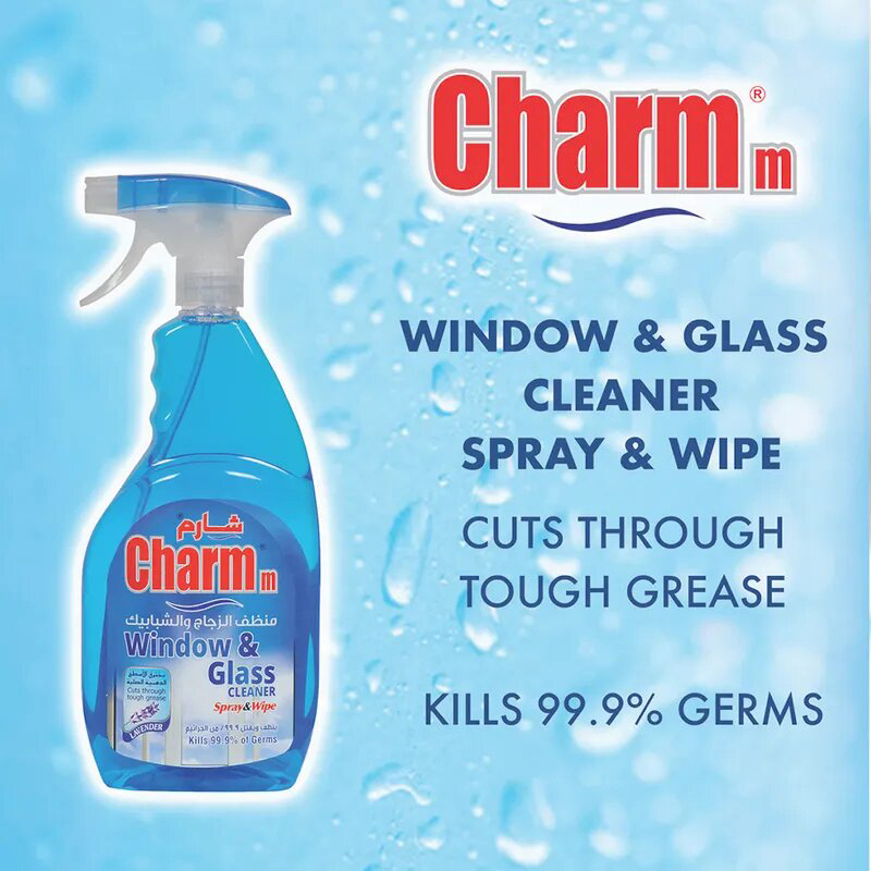 Charmm Window & Glass Cleaner, 750ml