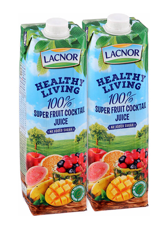 

Lacnor Long Life Cocktail No Sugar - 2 x 1 Ltr