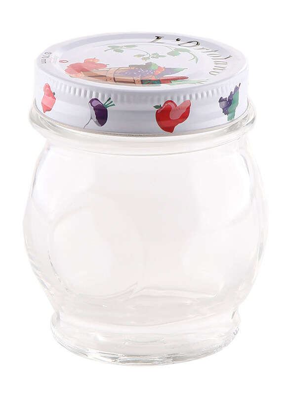 

Borgonovo L'Ortoland Glass Jar, 341ml, Clear