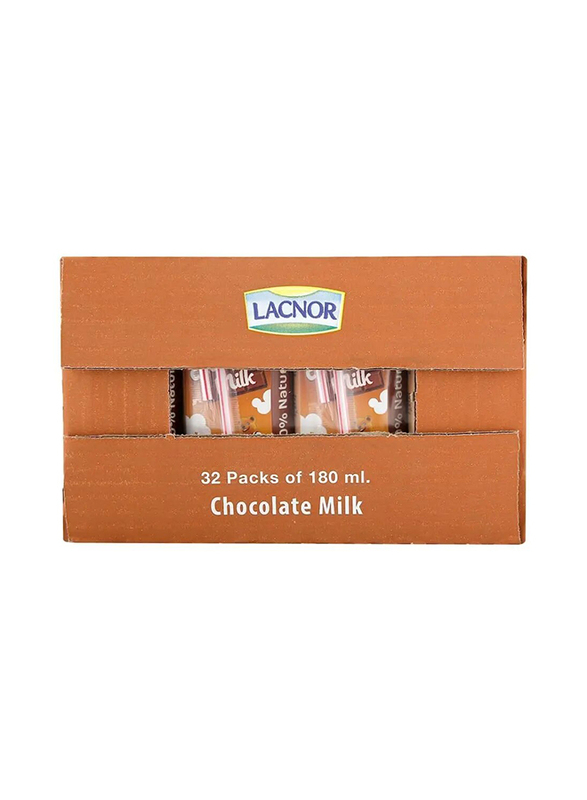 Lacnor Chocolate Milk - 32 x 180ml