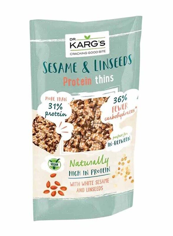 

Dr.Karg's Protein Snack Sesame & Linseeds, 85g