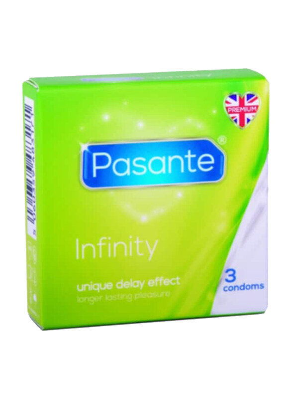 

Pasante Infinity Delay Condoms, 3 Pieces