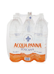 Acqua Panna Natural Mineral Water - 6 x 1.5 Ltr