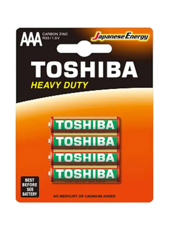 Toshiba Heavy Duty Battery R 03 AAA - 4 Pieces