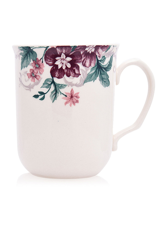 Claytan 320ml Gorgeous Full Designer Ceramic mug, White