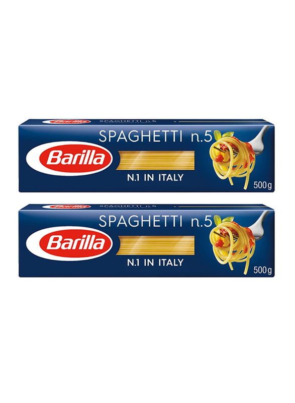 Barilla Spaghetti Pasta, 2 x 500g