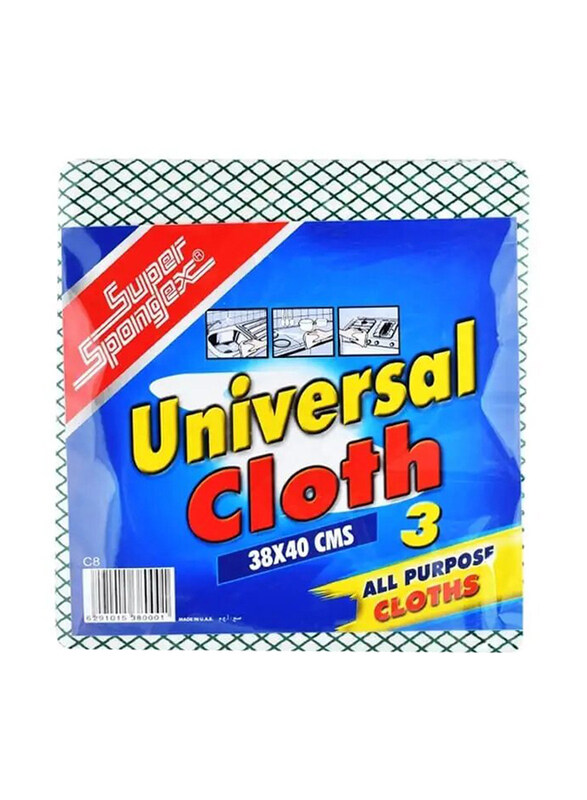 

Super Spongex Universal Cloth, 3 Pieces