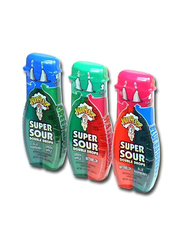 

Warheads Super Sour Double Drops Candies, Assorted, 30ml