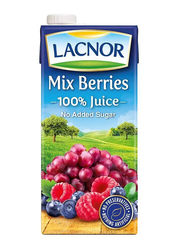 Lacnor Long Life Mix Berry No Sugar - 1L