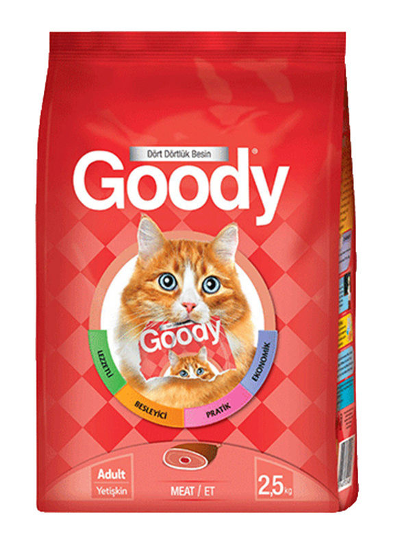 

Goody Meat Adult Cat Dry Food, 2.5 Kg