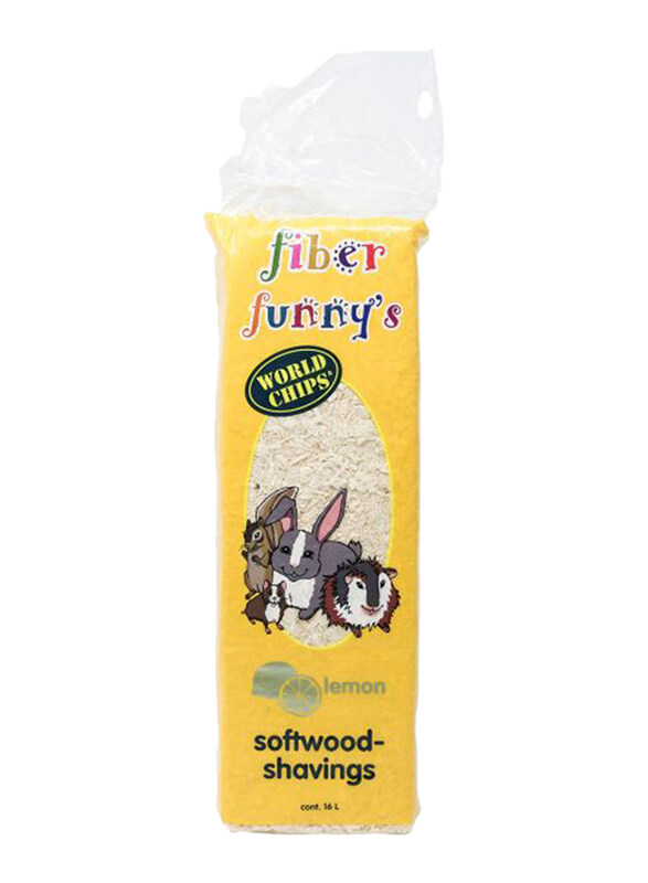 

Fiber Funny Lemon Benelux Woodchips Adult Dry Rabbits Food, 1 Kg