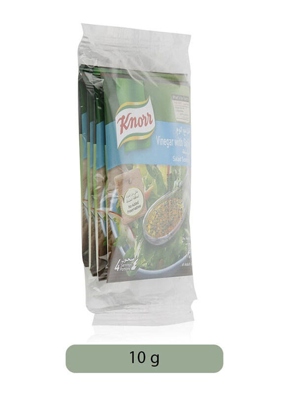 

Knorr Vinegar and Garlic Salad Seasoning - 4 x 10 g