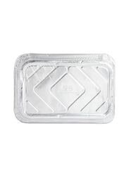 Right Choice Disposable High Quality Aluminium Container 1002CC with Lid, 20 Pieces, Silver