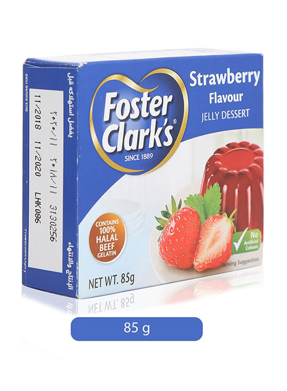 Foster Clark's Strawberry Flavor Jelly Dessert, 85g