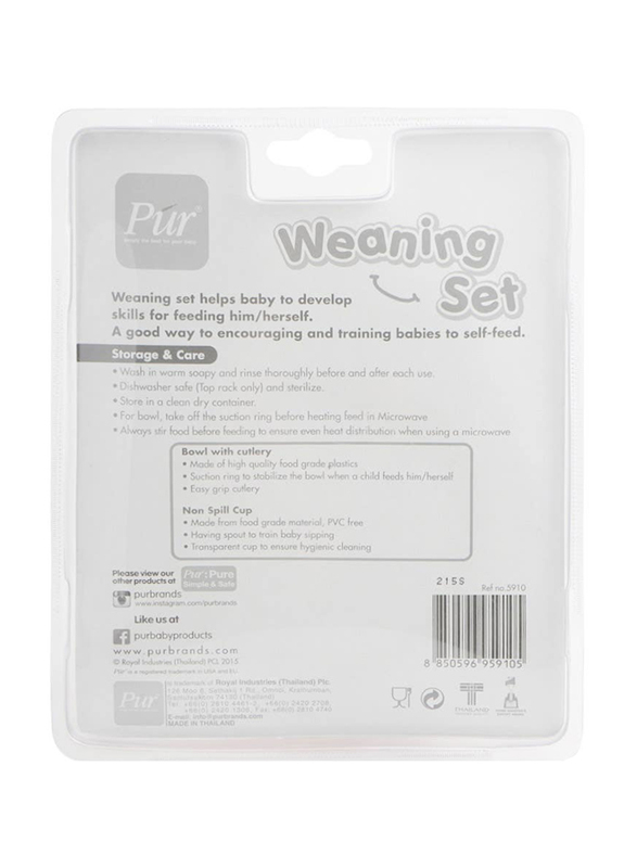 Pur Weaning Set, 6+ Months, Multicolour