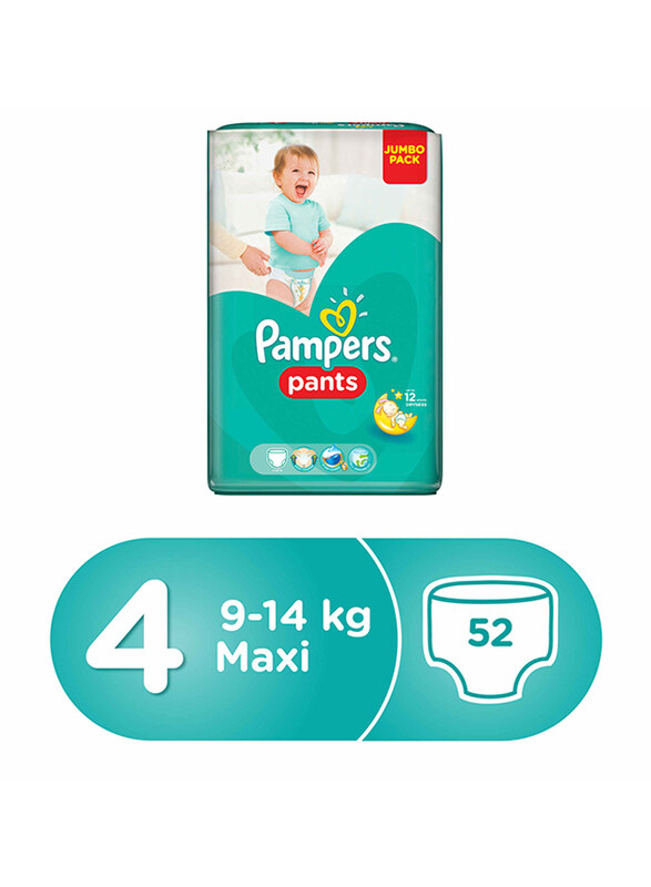 

Pampers Pants Diapers, Size 4 , Maxi, 9-14 Kg