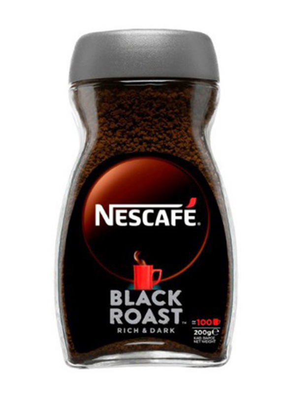 Nescafe Black Roast Instant Capsules Coffee, 200g