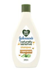 Johnson & Johnson 395ml Naturally Sensitive Organic Aloe Vera Shampoo