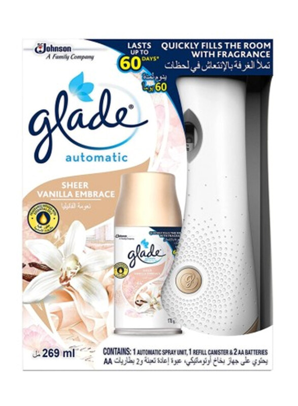 

Glade Automatic Spray + Vanilla Air Freshener, 269ml