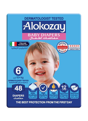 Alokozay Baby Diaper, Size 6, 15+ Kg, 48 Count