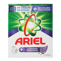 Ariel Lavender Freshness Laundry Detergent Powder, 2.25 Kg