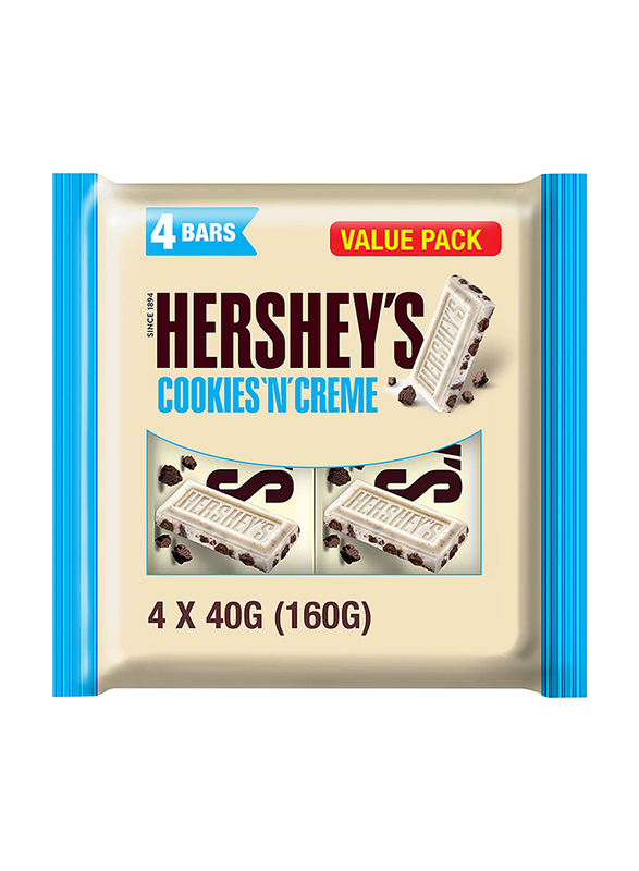 Hersheys Cookies 'n' Creme Chocolate, 4x40g