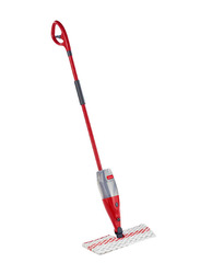 Vileda Promist Max Flat Floor Spray Mop, Red/White