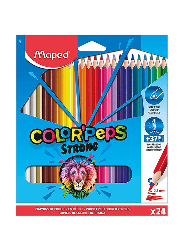 Maped Colour Pencils, 24 Pieces, Multicolour