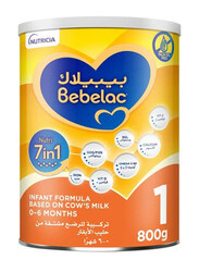 Bebelac Infant Formula 0-6 Months Nutri 1 7in1, 800g