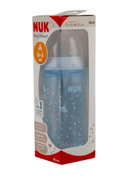 Nuk First Choice Polypropylene Bottle, 300ml, Blue