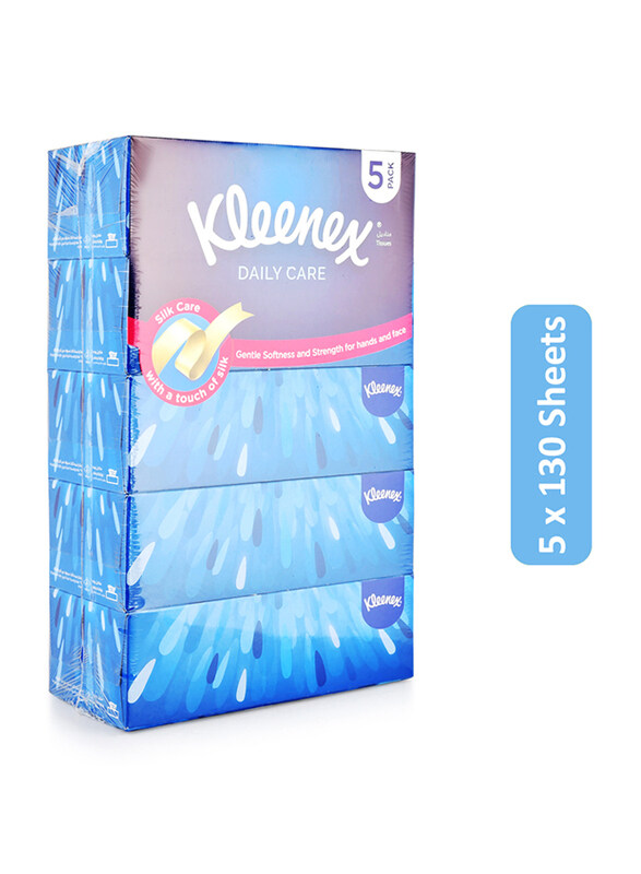 

Kleenex Daily Care 2 Ply Tissue, 5 x 130 Sheets