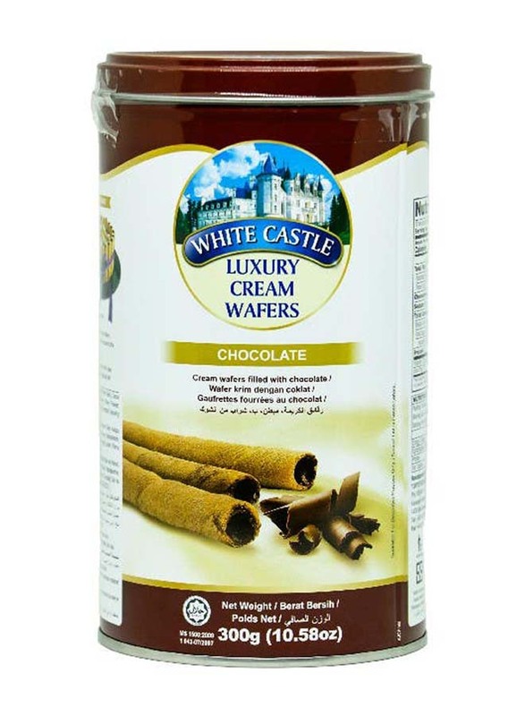 

White Castle Luxury Cream Wafers Chocolate, 300g