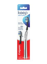 Colgate MTB Keep Deep Clean Starter Kit with Metal Handle & 2 Brush Head, 1 Pack