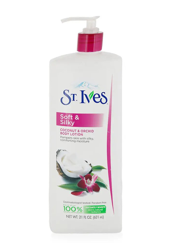 St. Ives Soft & Silky Nature Indulgent-Coconut & Orchid Body Lotion, 621ml