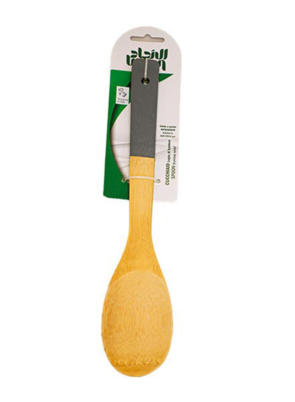 

Union Bomboo Wooden Solid Spoon, Brown