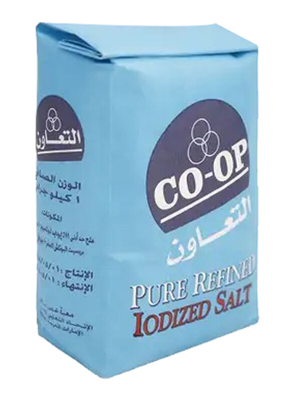 

CO-OP Pure Refined Iodized Salt, 1Kg