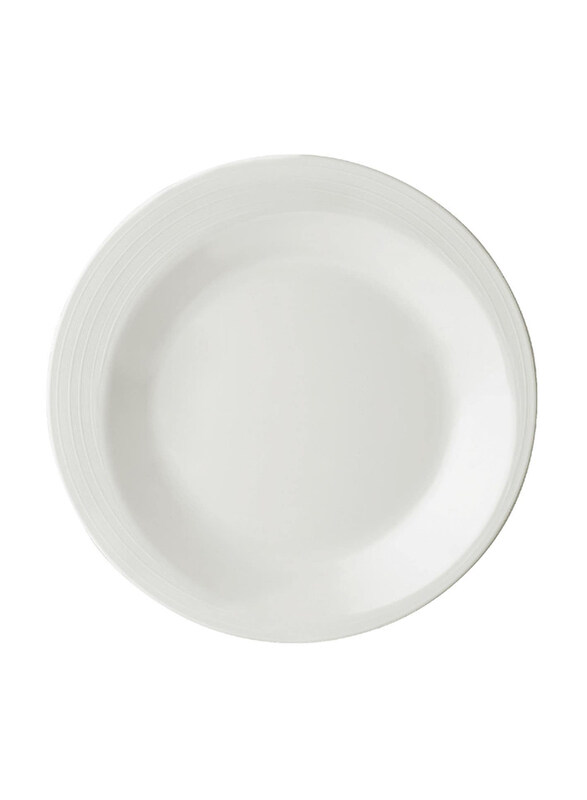 

Hoover 12.5-Inch Classic Jewel Round Plate, White