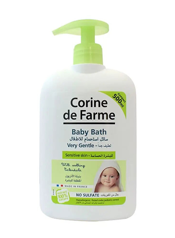 Corine De Farme Gentle Baby Bath Sulfate Free, 500ml