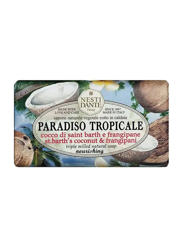 

Nesti Dante Paradiso Tropicale St Bath Coconut & Frangipane Soap, 250g