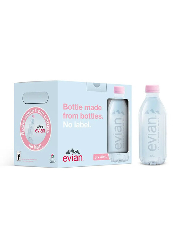 

Evian Natural Mineral Water, 6 Pieces x 400ml