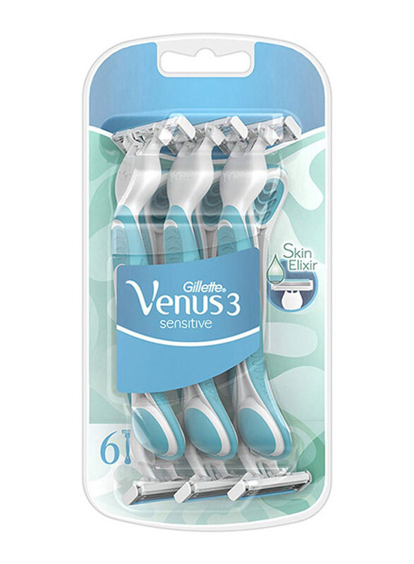 

Gillette Venus Sensitive 3 Razor, 6 Pieces