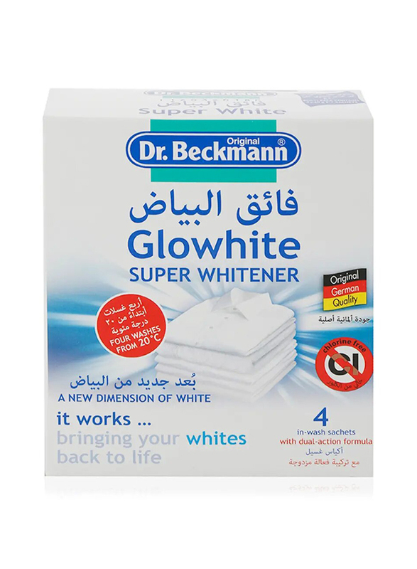 Dr.Beckmann Glowhite Super Cloth Whitener - 4 x 40g