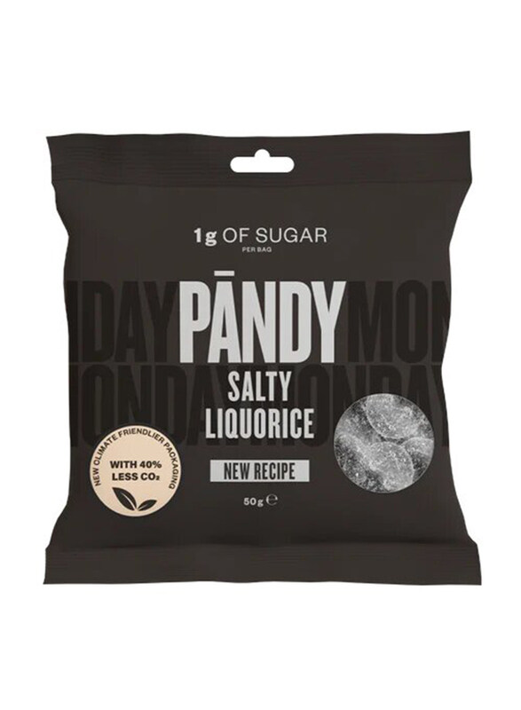 

Pandy Salty Liquorice Candy, 50g