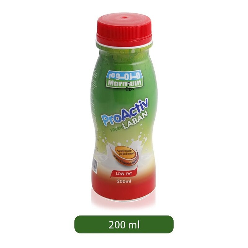 

Marmum ProActive Low Fat Fresh Laban Drink, 200 ml
